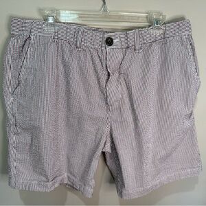 Chubbies The Bushwoods Seersucker Striped Shorts Sz XXL